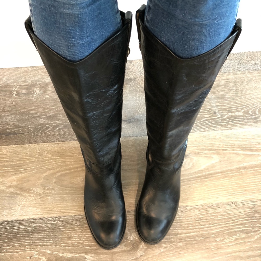 Frye Melissa Button Lug (Extended Calf)